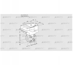 IFC3T50/50N05-25MMPP/40A2AR10-I (88303320) Регулирующий клапан с сервоприводом Kromschroder