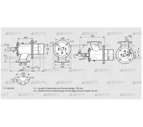 ZIO 165HDL-100/35-(29)D (84246010) Газовая горелка Kromschroder