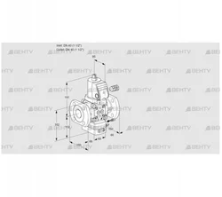 VAG240F/NWGRAE (88011748) Газовый клапан с регулятором соотношения Kromschroder