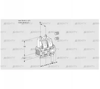 VCS3E40R/50R05FNNVWR3/PPPP/PPPP (88106065) Сдвоенный газовый клапан Kromschroder