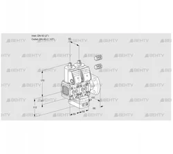 VCG2E50R/40F05FNGEWR3/PPPP/PPPP (88101624) Клапан с регулятором соотношения Kromschroder