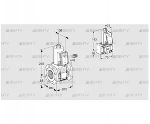 VAS780F05NW3E/B-/PP (88203518) Газовый клапан Kromschroder