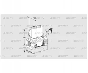 VCS8100F05NNWLB/PPPP/PPPP (88206892) Сдвоенный газовый клапан Kromschroder