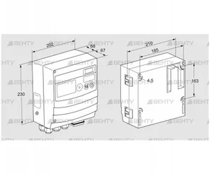 BCU465W2P6C0D0010K1E0-/LM400WF3O0E1- (88680143) Блок управления горением Kromschroder