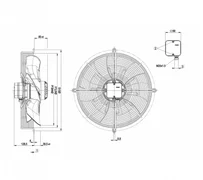 Осевой вентилятор ebmpapst S4D450AO1401