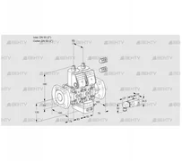 VCV3E50F/50F05NVKWR3/2-PP/PPPP (88103932) Клапан с регулятором соотношения Kromschroder