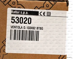 Рабочее колесо вентилятора Baltur Ø133 x 62 мм, 53020