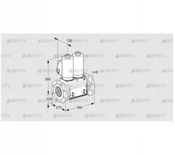 VCS8T100A05NNKSLB/PPPP/PPPP (88207493) Сдвоенный газовый клапан Kromschroder