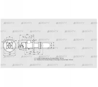 BIC 50HG-100/135-(38)D (84030122) Газовая горелка Kromschroder