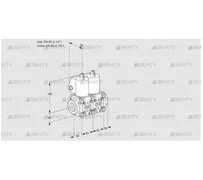 VCS3T65N/65N05NNQL/MMMM/PPPP (88104554) Сдвоенный газовый клапан Kromschroder