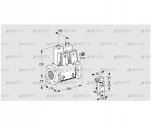 VCS665F05NNWR3B/MP3-/PPPP (88206991) Сдвоенный газовый клапан Kromschroder