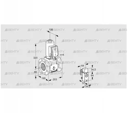 VAS7T80A05NQSRB/P3/PP (88206628) Газовый клапан Kromschroder