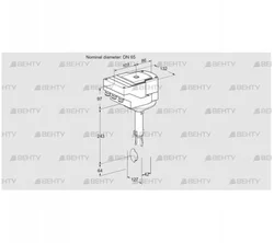 IBH65Z01A/20-30W3T (88301400) Дроссельная заслонка Kromschroder