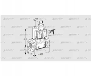 VCS665F05NLWGRB/MPPM/MPPM (88204108) Сдвоенный газовый клапан Kromschroder