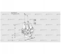 VCH2E50R/40R05FNHEVWR3/PPPP/PPPP (88102520) Клапан с регулятором расхода Kromschroder