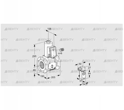 VAS780F05NW3B/2-/PP (88207719) Газовый клапан Kromschroder