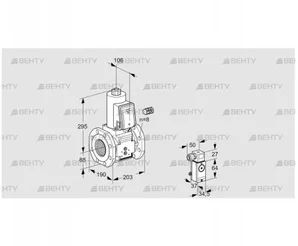 VAS780F05NW3B/2-/PP (88207719) Газовый клапан Kromschroder