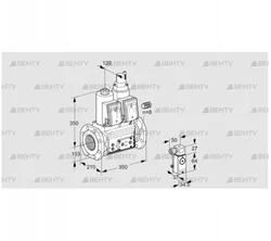 VCS8100F05NLWR3E/P2PP/PPEM (88207303) Сдвоенный газовый клапан Kromschroder