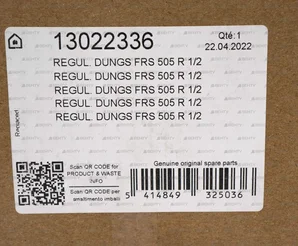 Регулятор давления газа Dungs FRS 505