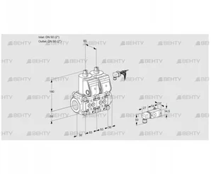 VCS3E50R/50R05NNWR/-3PP/PPPP (88101675) Сдвоенный газовый клапан Kromschroder