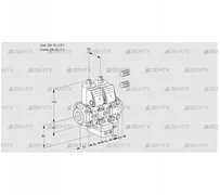 VCH1E15R/25R05NHEVWR3/PPPP/PPPP (88102576) Клапан с регулятором расхода Kromschroder