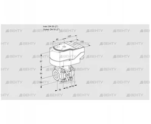 IFC3T50/50N05-32PPPP/20-60Q3T (88302568) Регулирующий клапан с сервоприводом Kromschroder