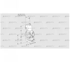 VAD1T15N/NQGL-25B (88034179) Газовый клапан с регулятором давления Kromschroder