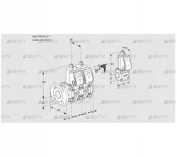 VCS3E50F/50R05NNWR/PPPP/PPZS (88107851) Сдвоенный газовый клапан Kromschroder