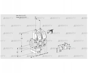 VCD1E15R/15R05D-100NQR/PPPP/2-PP (88107228) Регулятор давления Kromschroder