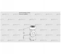 BVAF40/25Z05 (88300036) Дроссельная заслонка Kromschroder