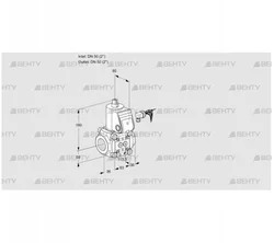 VAS350R/NW (88003234) Газовый клапан Kromschroder