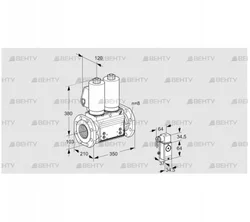 VCS8T100A05NNQSLB/PPPP/3-P4 (88205270) Сдвоенный газовый клапан Kromschroder