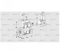 VCS9125F05NNAR3E/PPZ-/PPPP (88205175) Сдвоенный газовый клапан Kromschroder