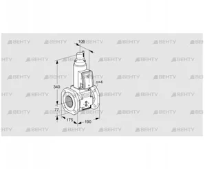 VAS6T65A05LKB/PP/PP (88202973) Газовый клапан Kromschroder