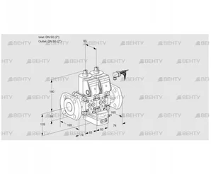 VCV3E50F/50F05NVKWR/PPPP/PPPP (88100364) Клапан с регулятором соотношения Kromschroder