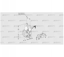 VAS350R/NW (88010696) Газовый клапан Kromschroder