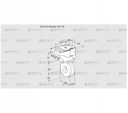 IBA100Z05/20-30W3T (88301062) Дроссельная заслонка Kromschroder