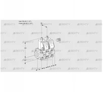 VCS3E40R/40R05NNWR/PPPP/PPPP (88103550) Сдвоенный газовый клапан Kromschroder