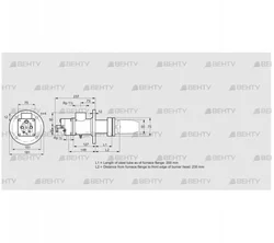 BIC 50HB-200/235-(37)D (84030130) Газовая горелка Kromschroder