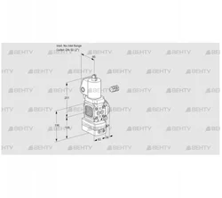 VAD3-/50R/NPGL-50A (88027519) Газовый клапан с регулятором давления Kromschroder