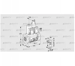 VCS665F05NLWR3E/PPEP/P3PP (88207220) Сдвоенный газовый клапан Kromschroder