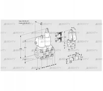 VCS3E50R/50R05NLWSL8/PPBS/-3PP (88107130) Сдвоенный газовый клапан Kromschroder