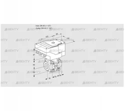 IFC3T40/40N05-32PPPP/20-30Q3E-I (88302820) Регулирующий клапан с сервоприводом Kromschroder