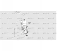 VAG3-/50R/NPGLAE (88027544) Газовый клапан с регулятором соотношения Kromschroder