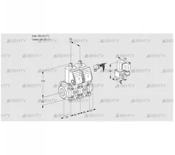 VCS1E25R/25R05NNWR/PPPP/PPBY (88106304) Сдвоенный газовый клапан Kromschroder