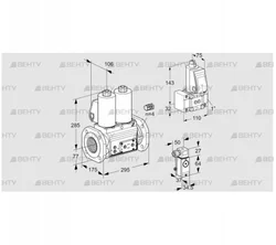 VCS665F05NNKL3E/P3PP/PPZ- (88207477) Сдвоенный газовый клапан Kromschroder