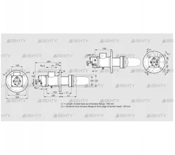 BIC 100HBL-100/135-(49)E (84033122) Газовая горелка Kromschroder