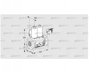 VCS665F05NNWLE/MMMM/PPMM (88203780) Сдвоенный газовый клапан Kromschroder