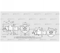 BIO 100KB-150/135-(41E)E (84099965) Газовая горелка Kromschroder