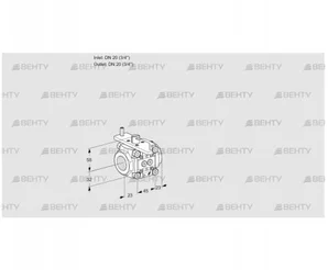 VFC120/20R05-15PPPP (88300208) Регулирующий клапан Kromschroder